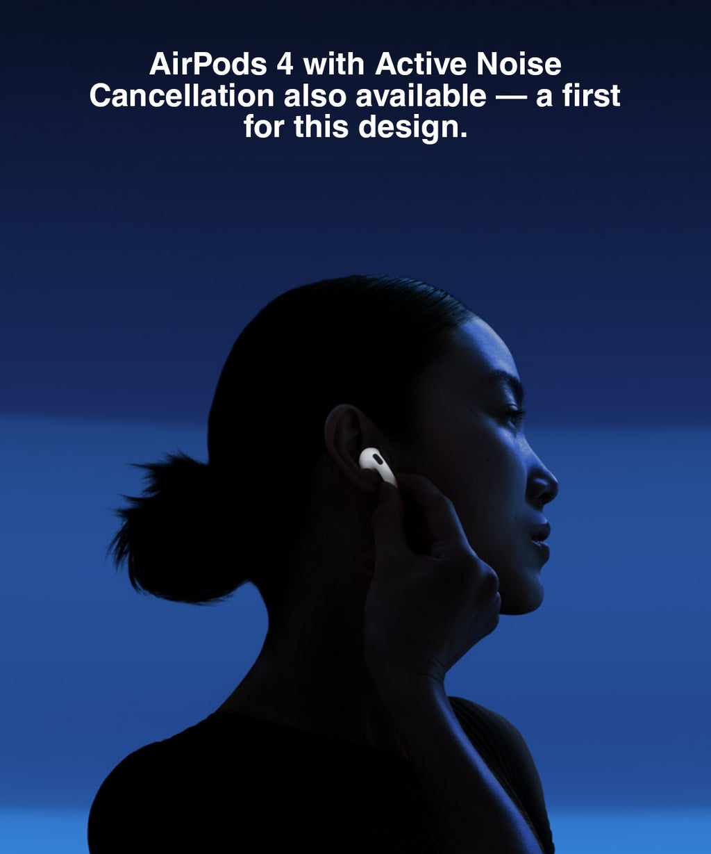 Airpods 4 (inbuilt ANC)